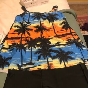 Womens swinwear palm trees